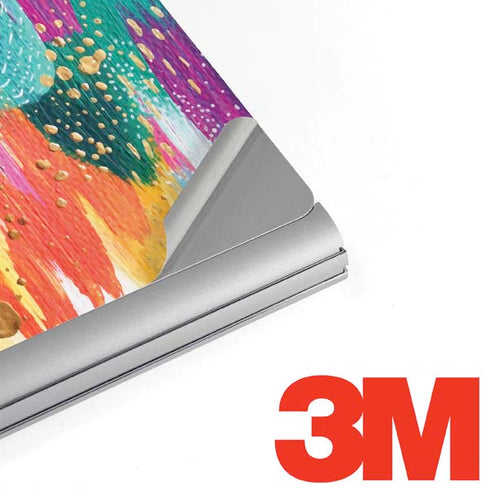 Etta Vee Turquoise Brush Stroke Surface Book 2 13.5in Skin